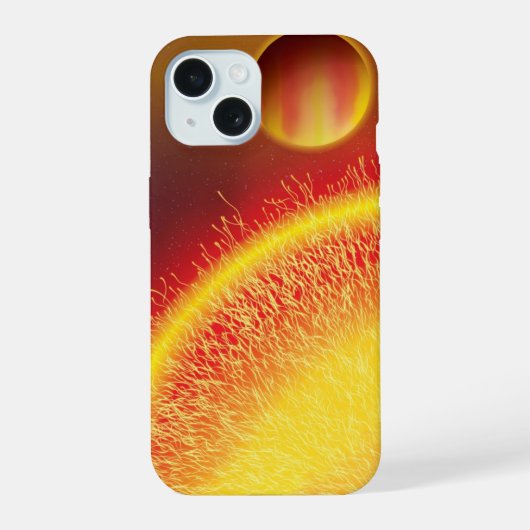 Hot Jupiter iPhone 15 Hülle (Rückseite)