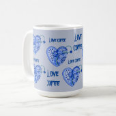 HOT KAFFEE LIEBE TASSE (Vorderseite Links)