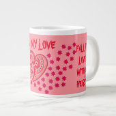 HOT KAFFEE LIEBE TASSE (Vorderseite Rechts)
