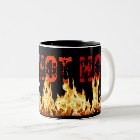 HOT Kaffee Tasse (VorderseiteRechts)
