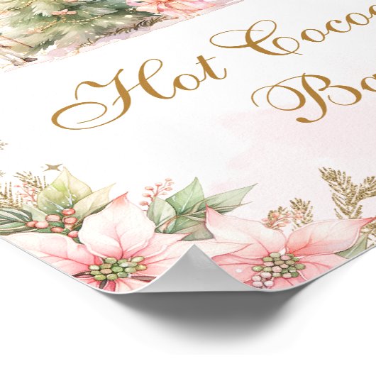 Hot-Kakao-Bar Winter Onederland Nutcracker Poster (Ecke)