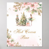 Hot-Kakao-Bar Winter Onederland Nutcracker Poster (Vorne)