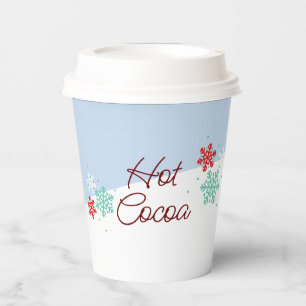 Hot-Kakao Winter Geburtstagsparty-Cup Pappbecher