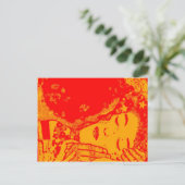 Hot Kiss Postcard Postkarte (Stehend Vorderseite)