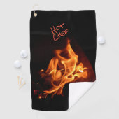 Hot Koch Blazing Flamme Feuer GRILLEN Handtuch Gri (Insitu)