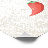 Hot Koch Funny Kitchen Reviews Geräumige Paprikasc Poster (Ecke)