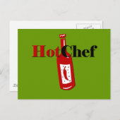 Hot Koch Postkarte (Vorne/Hinten)