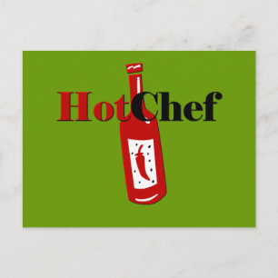 Hot Koch Postkarte