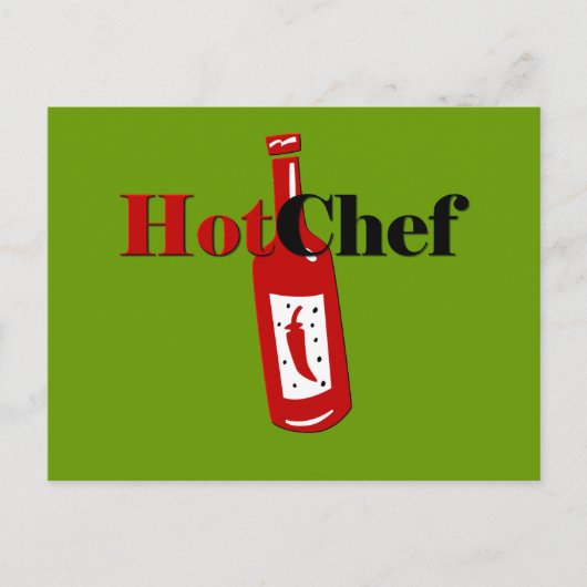 Hot Koch Postkarte (Vorderseite)