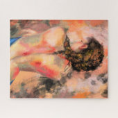 Hot Lady - Abstrakte weibliche Körperoriginal Male Puzzle (Horizontal)