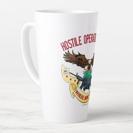 HOT Latte Tasse (Linke Ecke)