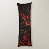 Hot Lava - Anpassen Sie Ihre eigene Seitenschläferkissen (Rückseite (Vertikal))