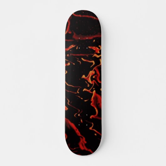 Hot Lava - Anpassen Sie sich selbst Skateboard (Vorne)