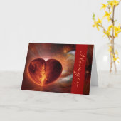 Hot Liebe + I Liebe Karte (Gelbe Blume)