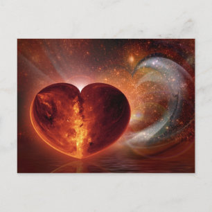 Hot Liebe Postkarte