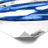 Hot Lips Pop Art Poster (verbessert!) (Ecke)