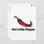 Hot Little Pepper Postkarte (Vorne/Hinten)