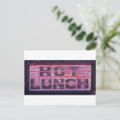 Hot Lunch 2 Postkarte (Stehend Vorderseite)