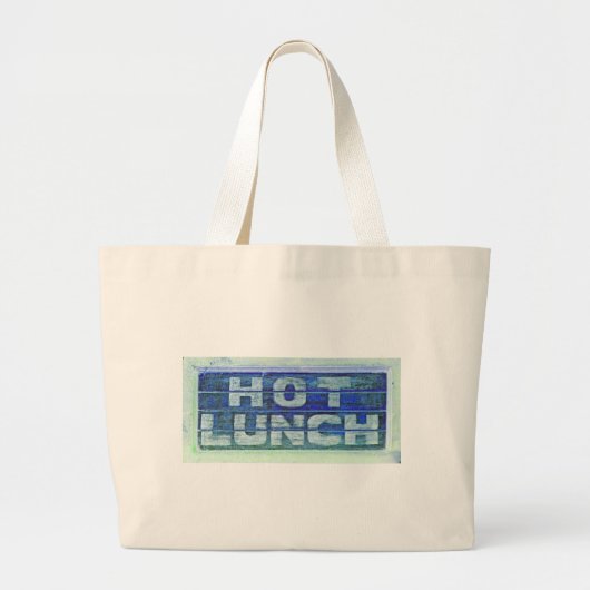 Hot Lunch Jumbo Stoffbeutel (Vorne)