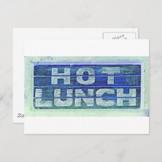 Hot Lunch Postkarte (Vorne/Hinten)