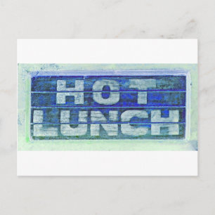Hot Lunch Postkarte