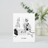 Hot Lunch Postkarte (Stehend Vorderseite)