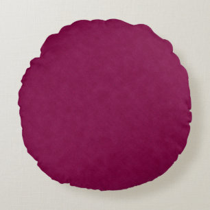 Hot Magenta Denim Texture, Rundes Kissen