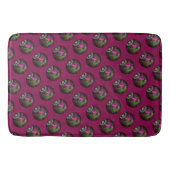 Hot Magenta Lawn Bowls, Memory Foam Bath Mat Badematte (Vorderseite)