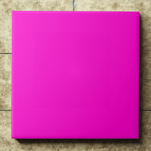 Hot Magenta Neon Accent Fliese