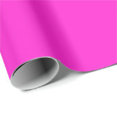 Hot Magenta Solid Color Geschenkpapier (Rolleneckpunkt)