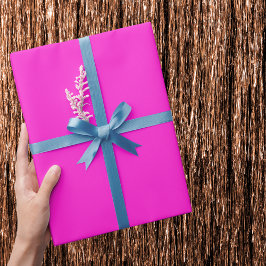 Hot Magenta Solid Color Geschenkpapier