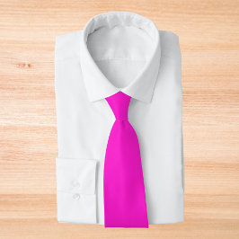 Hot Magenta Solid Color Krawatte