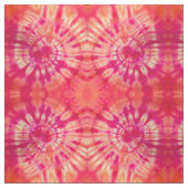 Hot Magenta und Orange Gefärbte Krawatte Stoff (Muster)