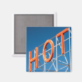 "Hot"-Magnet Magnet (Vorderseite/Rückseite)