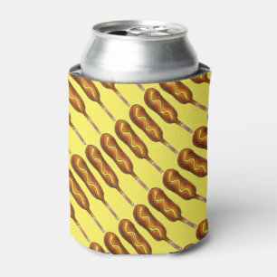 Hot Mais Dog Corndog Yellow Mustard Junk Food Dosenkühler