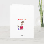 Hot Mama über der Hill Martini Beach Card Karte (Rückseite)