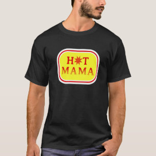 Hot Mama Women Mama Life Mama Letter Gedruckt Klei T-Shirt