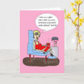 HOT MAMA'S MEN AND COFFEE FUNNY BIRTHDAY CARD KARTE (Gelbe Blume)