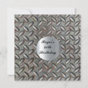 Hot Man 40. Geburtstag Party Einladung