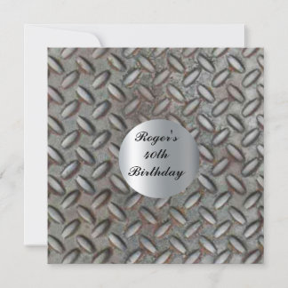 Hot Man 40. Geburtstag Party Einladung