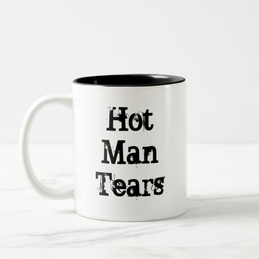 Hot Man weint Tasse (Links)