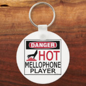 Hot Mellophone Player Schlüsselanhänger (Vorderseite)