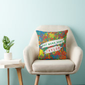 Hot Mess Baby Name Red Green Blue Yellow Scripts Kissen (Stuhl )