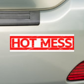Hot-Mess-Briefmarke Autoaufkleber (Auf Auto)