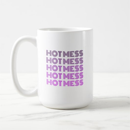 Hot Mess Coffee Tasse (Links)