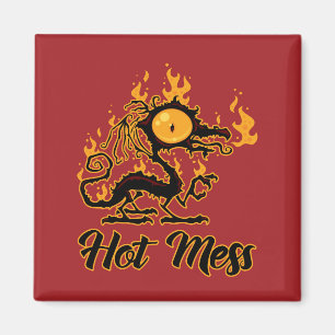 Hot Mess Crispy Dragon Magnet