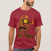 Hot Mess Crispy Dragon T-Shirt (Vorderseite)