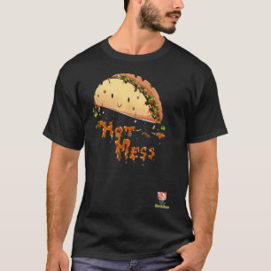 Hot Mess Eine Tako, die auseinanderfällt  T-Shirt