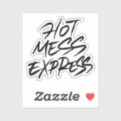 Hot Mess Express Aufkleber (Blatt)