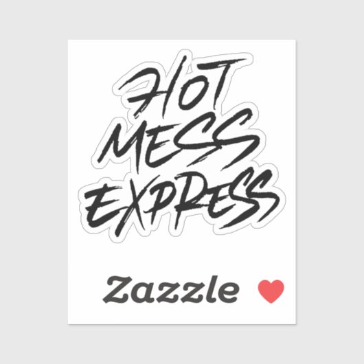 Hot Mess Express Aufkleber (Blatt)